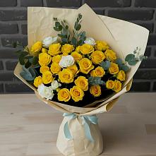 Букет цветов из:  Розы #REPLACE_PRED# Тяжинском