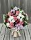 Букет цветов из: Альстромерии, Гвоздики, Розы и Хризантемы в Тяжинском