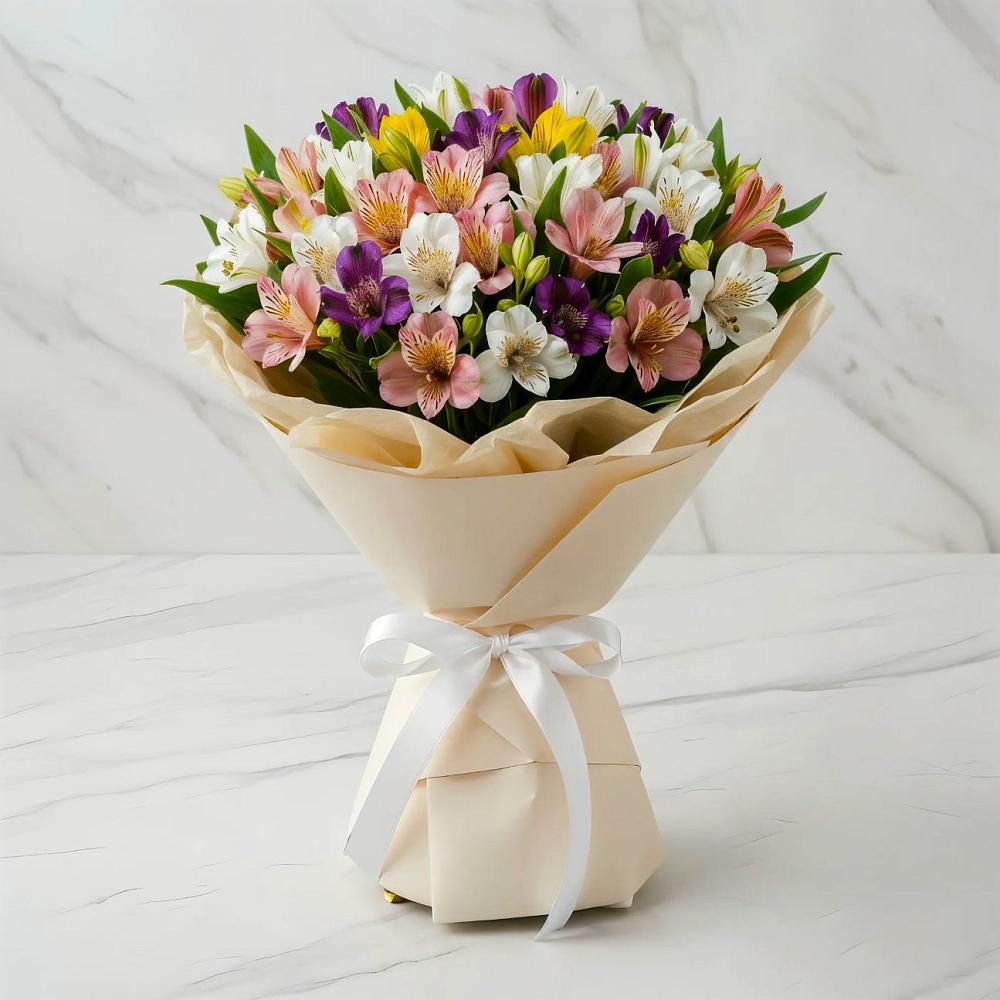 Букет цветов из: Альстромерии в Тяжинском