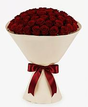 Букет 101 Бордовая роза Блэк Бакарра в Тяжинском
