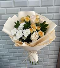 Букет цветов из:  Розы и Хризантемы в Тяжинском