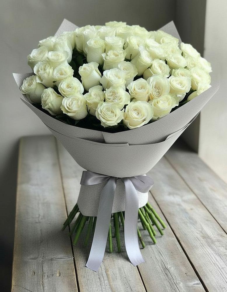 Букет 35 Белых роз в Тяжинском