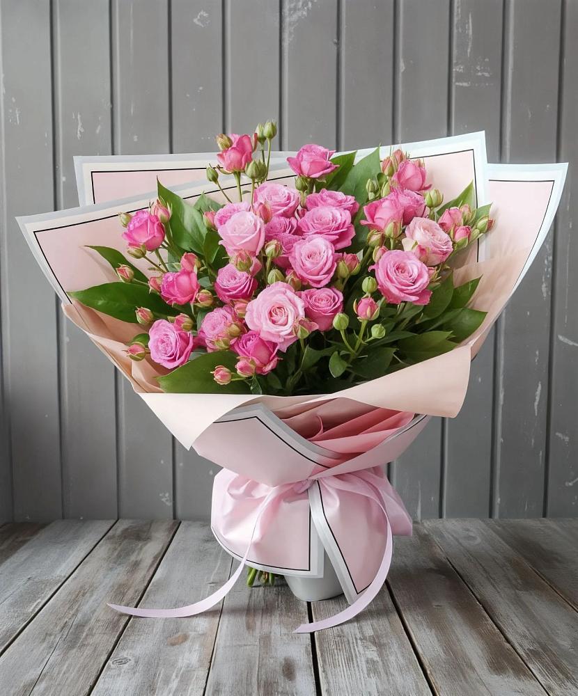 Букет Розовый кустик в Тяжинском