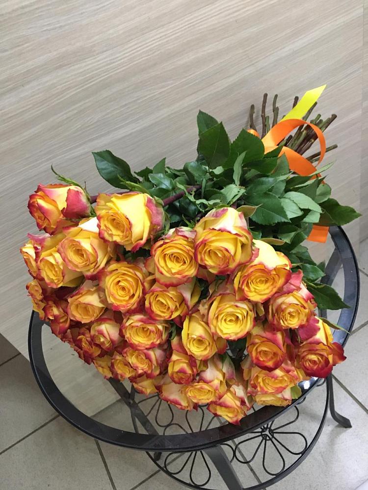 Букет Желтые розы в Тяжинском