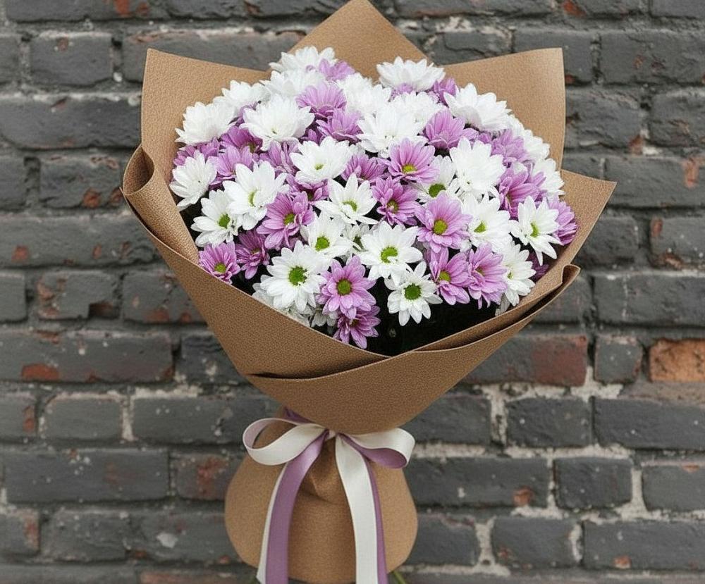 Букет цветов из: Хризантемы в Тяжинском