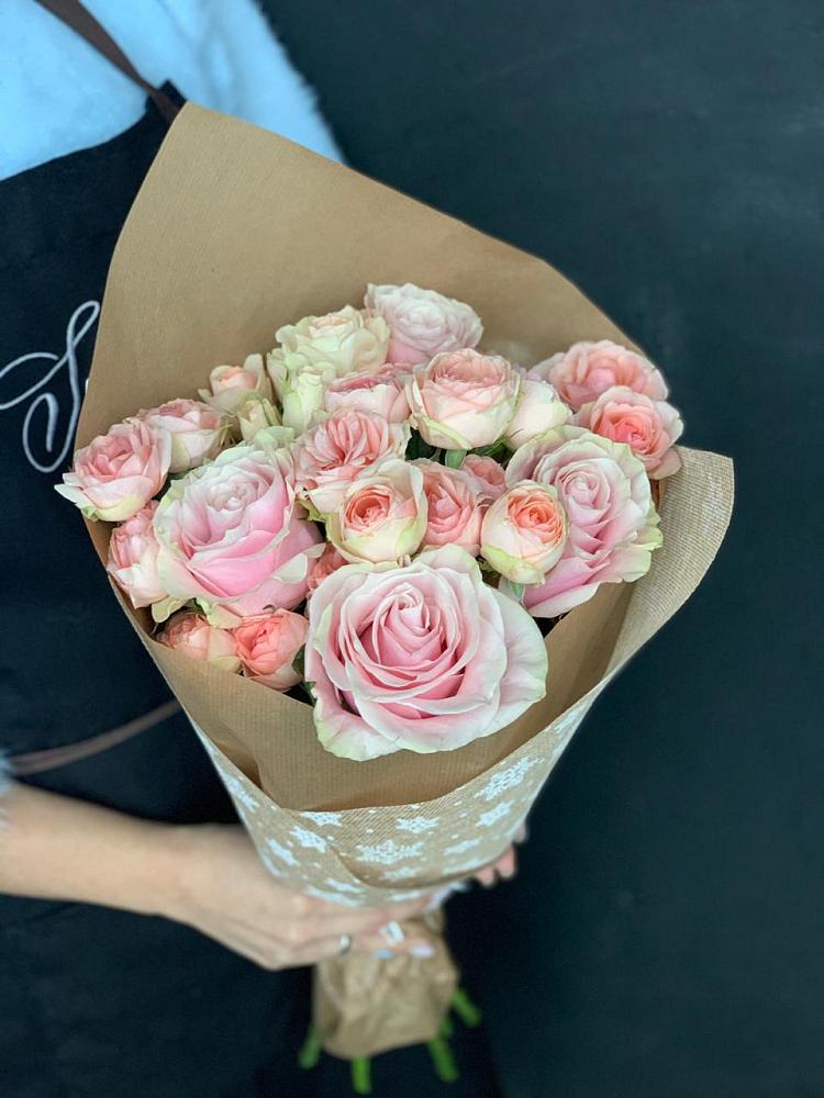 Букет цветов из: Хризантемы и Розы в Тяжинском