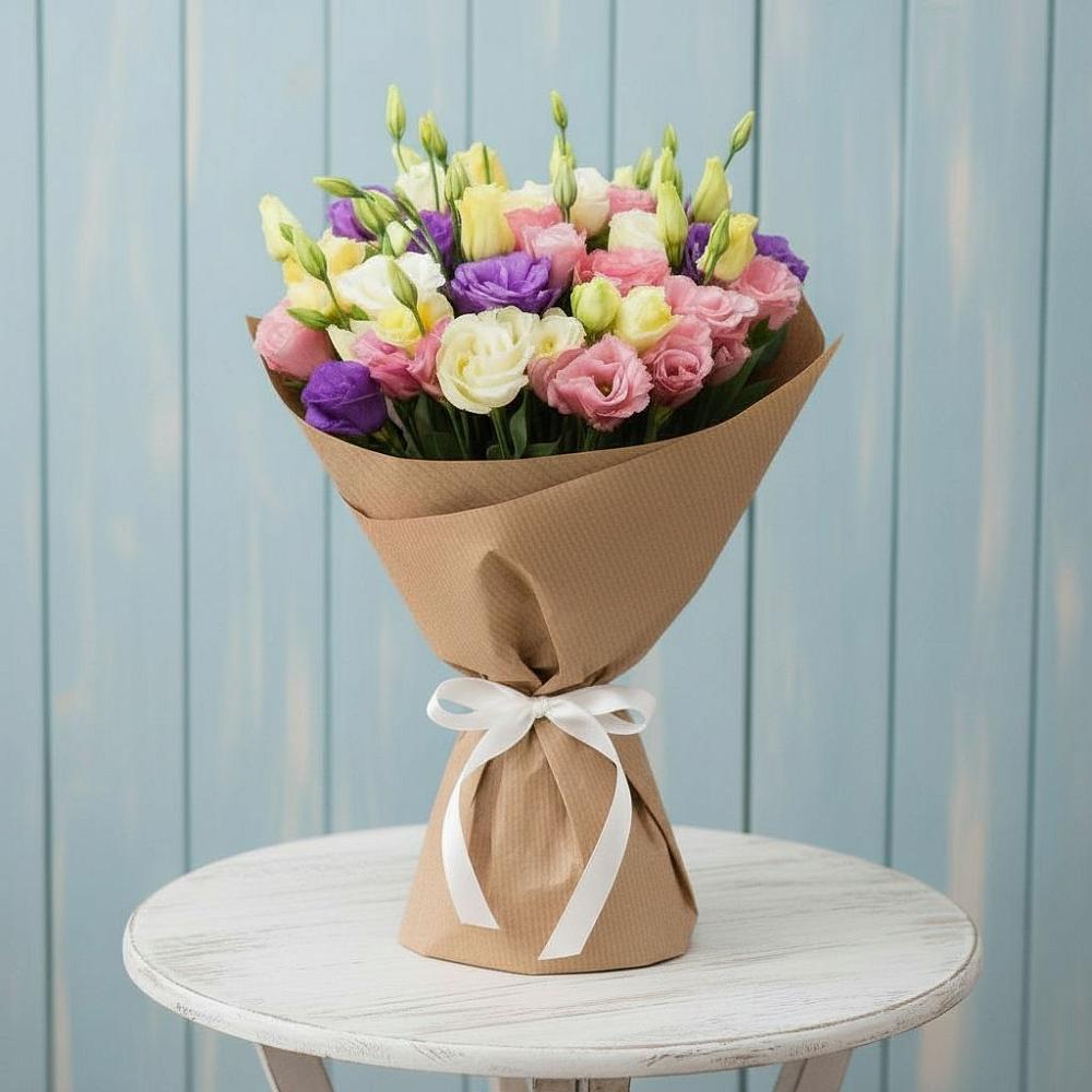 Букет цветов из: Лизиантусы в Тяжинском