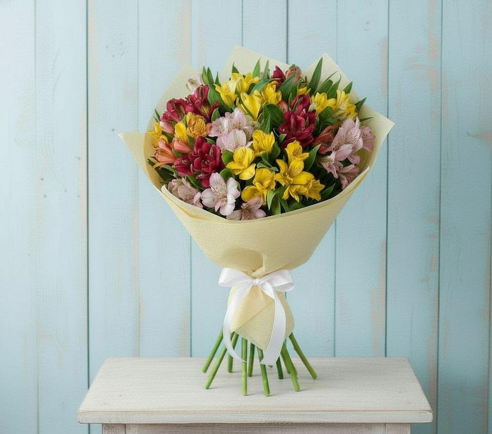Букет цветов из: Альстромерии в Тяжинском