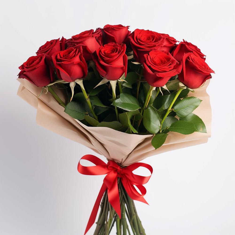 Букет 11 Красных роз Эдлесс Лав в Тяжинском