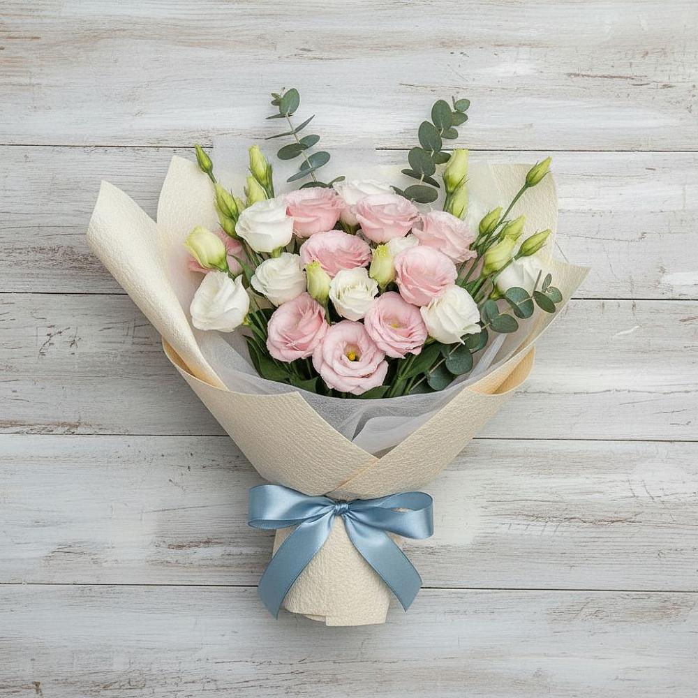 Букет цветов из: Лизиантусы в Тяжинском